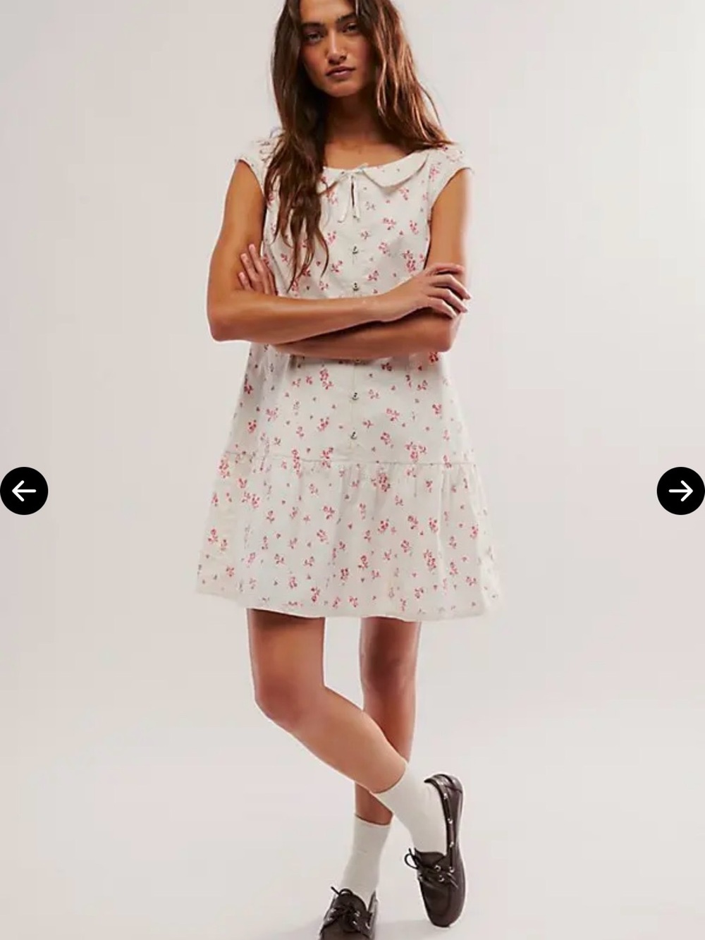 Free People “Beasley” Mini Dress - NWT